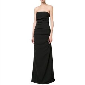 Nicole Miller Collection Felicity Black Dress; matte jersey